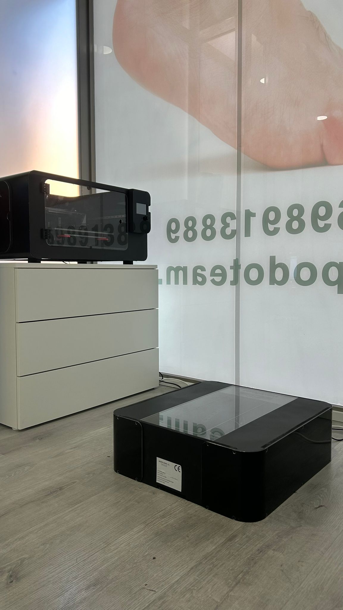 Detalle de las modernas instalaciones de A Peu Clínica Podológica en Benimaclet